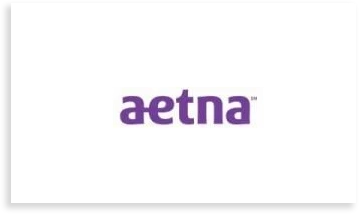 A purple aetna logo is shown.